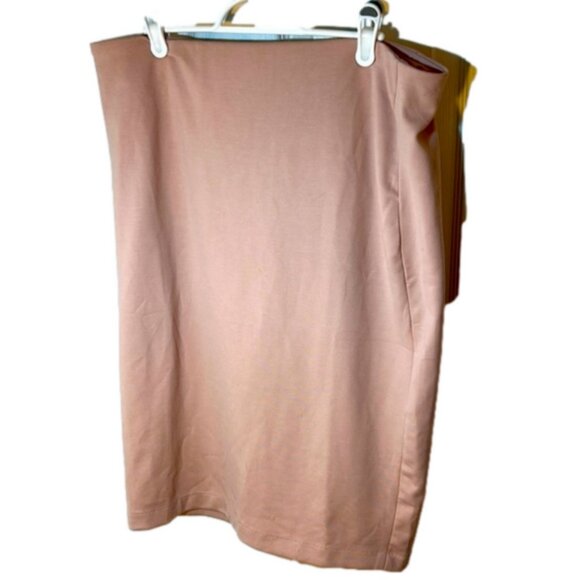 NWT size 14 philosophy Nordstrom rack blush pink pencil skirt career office - Picture 2 of 7